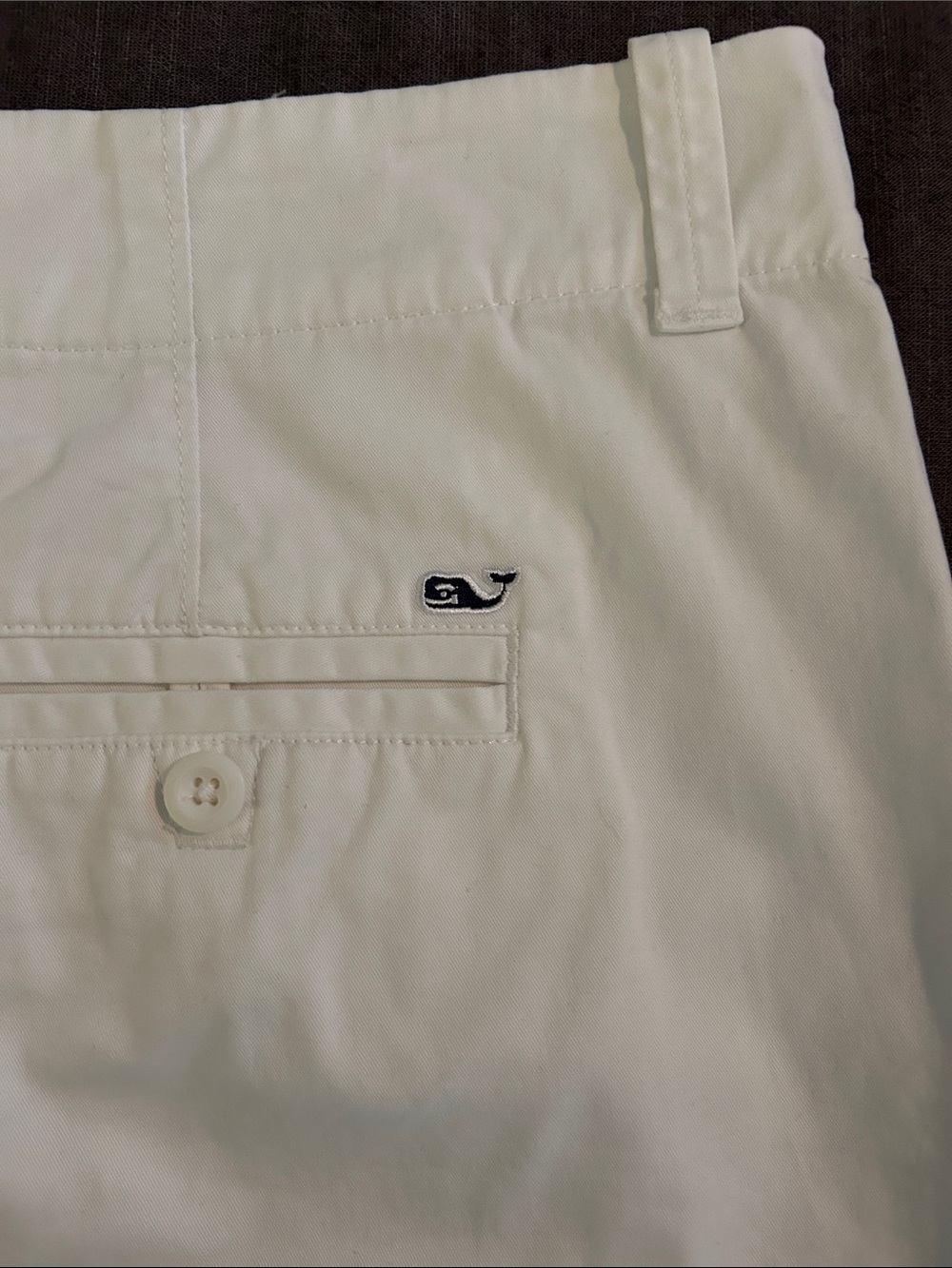 Vineyard Vines White Chino Bermuda Shorts - Picture 3 of 5
